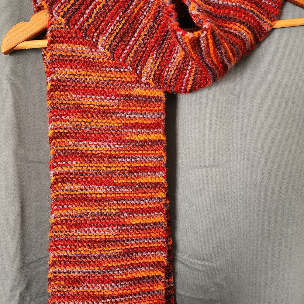 Multicolor Knit Scarf - Picture 6 of 9